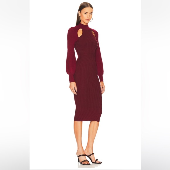 x REVOLVE Sadah Midi Dress in Ruby Red
Michael Costello - Picture 2 of 5